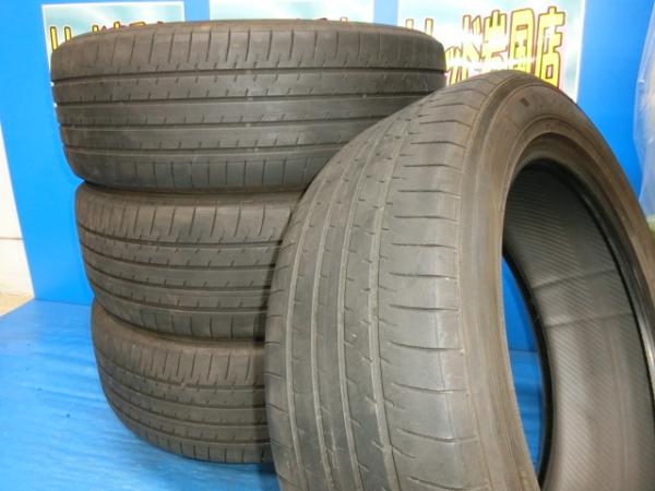 【20日限定!抽選で最大100％Pバック!】送料無料 中古 ヨコハマタイヤ ブルーアース XT AE61 225/55R19 99V 4本 セット ハリアー エクストレイル CX-5 CX-8 SUV車