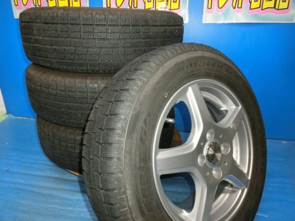 送料無料 中古 スタッドレス トーヨータイヤ ガリット G5 175/70R14 84Q ホイール 4本 キューブキュービック フィット