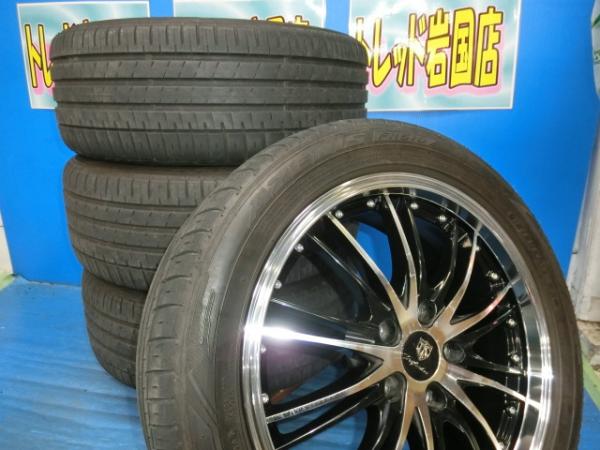 【10日限定!抽選で最大100%Pバック!】送料無料 中古 ファルケン AZENIS FK510 215/50R17 95W ホイール 4本 ノア ヴォクシー インスパイア ステップワゴン アテンザ レヴォーグ アテンザスポーツ