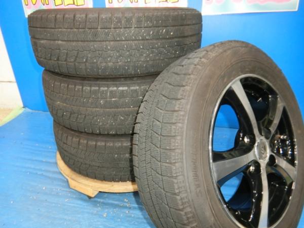 送料無料 中古 スタッドレス ブリヂストン ブリザック VRX 175/65R14 82Q ホイール 4本 キューブ キューブキュービック