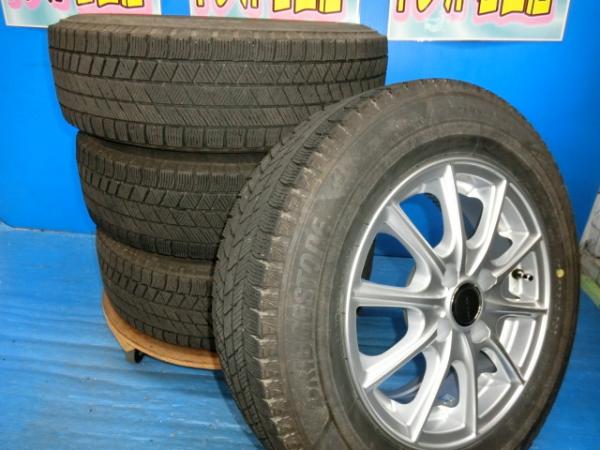 送料無料 中古 スタッドレス ブリヂストン ブリザック VRX3 175/70R14 84Q ホイール 4本 アレックス カローラ シエンタ ヴィッツ ポルテ ランサー ラティオ