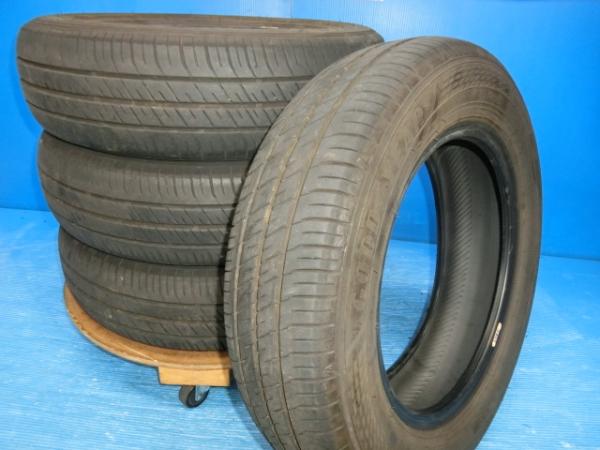 送料無料 中古 グッドイヤー エフィシエントグリップ エコ 165/70R14 81S 4本 アクア スペイド パッソ ヴィッツ ポルテ ソリオ マーチ ビュート ブーン