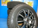 送料無料 中古 スタッドレス アイスガード iG50 PLUS 195/65R15 91Q アルミ付 4本 アイシス セレナ ステップワゴン アクセラ アテンザ