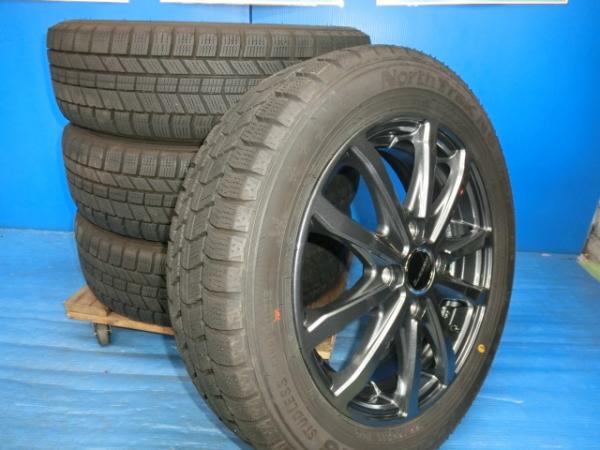 送料無料 中古 スタッドレス ノーストレック N5 155/65R14 75Q ホイール 4本 N-BOX デイズルークス フレア ステラ キャロル アルト ウェイク スペーシア ムーヴ