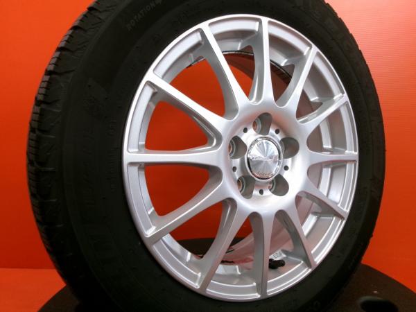 シエンタ C10 L10 冬タイヤ ミシュラン X-ICE SNOW 185/65R15 2021年製 Tirado 15インチ 5H100 中古 4本セット アリオン プレミオ スタッドレス
