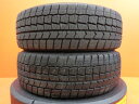 中古タイヤ 2本 ダンロップ ウィンターマックス WM02 195/65R15 195/65-15 2020年製 2本交換用に♪ スタッドレス