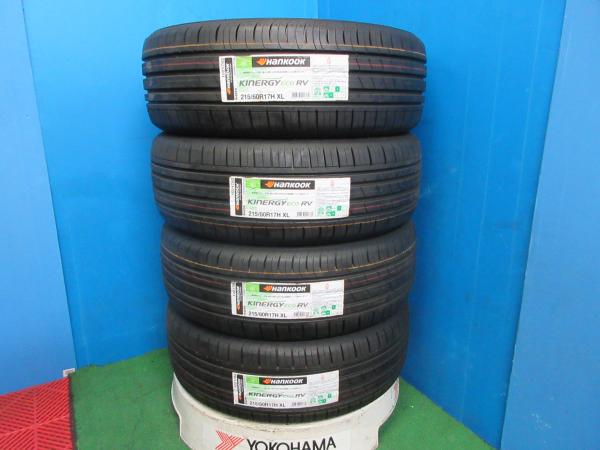 4本 新品 未使用品 2021年製 夏 サマータイヤ ハンコック KINERGY ECO RV 215/60R17 100H C-HR アルファード エスティマ オデッセイ伏