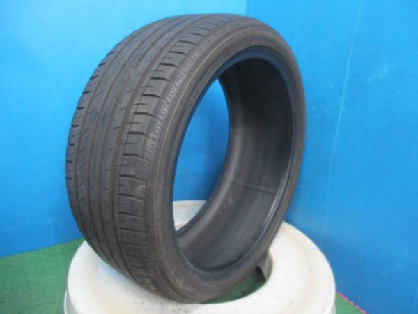 1本 2022年製 中古 夏 サマータイヤ ヨコハマ BluEarth-GT AE51 225/40R18 92W IS 86 GRヤリス プリウスPHV BRZ などに 伏