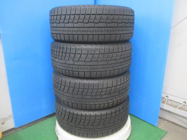 4本 2018年製 中古 スタッドレス タイヤ ヨコハマ iceGUARD iG60 225/45R17 91Q スカイライン オーリス IS インプレッサなどに