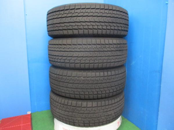 4本 バリ山 2023年製 中古 スタッドレス タイヤ ヨコハマ iceGUARD G075 235/60R18 107Q RX CR-V CX-7 GLC エクストレイル など 伏