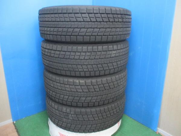 4本 2019年製 中古 スタッドレス タイヤ ダンロップ WINTERMAXX SJ8 225/60R17 99Q アルファード エクストレイル XV など