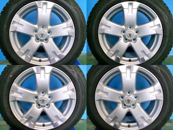 【18日限定!抽選で最大100％Pバック!】4本セット ウインターマックス SJ8 235/55R18 トヨタ ヴァンガード 純正 アルミホイール 18インチ 7.5J ET39 5H114.3 ヴァンガード