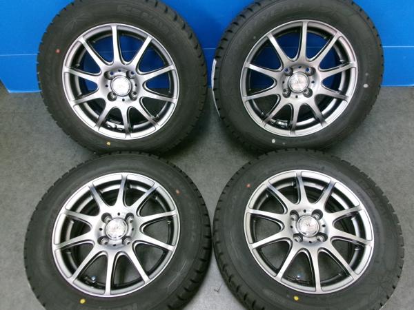 【送料無料】深溝 国産 グッドイヤー ICENAVI6【175/65R14 82Q】BADX LOXARNY SPORT RS10【14インチ 5.5J+42】bB デミオ フィット