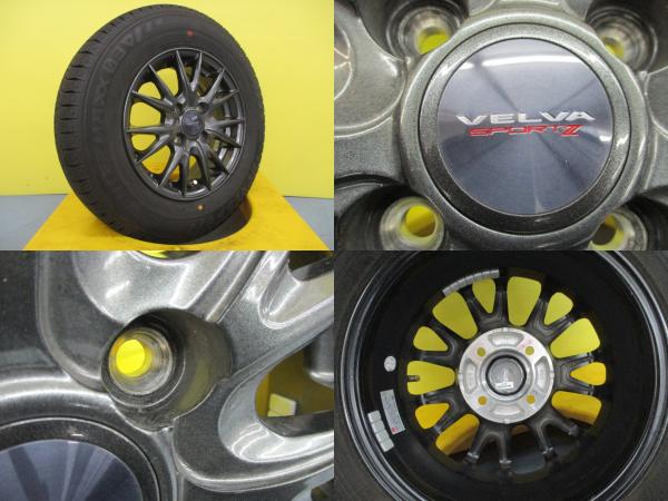 パッソ 冬タイヤ 4本 バリ山 ダンロップ WINTERMAXX WM03 155/80R13 79Q + 社外 アルミ VELVA SPORT ブーン KGC30 NGC30 KGC10 M600S M610S ウィンターマックス ヴィッツ NCP10 スタッドレス 足利