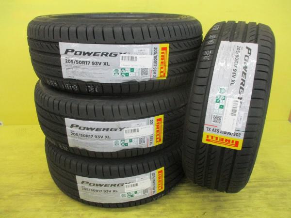 ◆2025年製新品夏タイヤ4本セット◆ピレリ パワジー 205/50R17インチ◆ノアヴォクシーセレナプレマシーインプレッサボルボV40V50等 足利