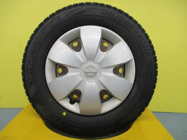 新品 冬タイヤ 4本 日産 モコ 純正 ホイール + ブリヂストン ブリザック VRX2 145/80R13 75Q スズキ MRワゴン MG33S MF33S ワゴンR MH23S スペーシア MK32S MK42S アルト HA35S HA25S フレアワゴン MM32S MM42S AZ-ワゴン MJ23S スタッドレス 足利