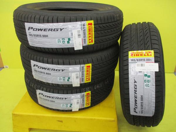 ◆2024年製新品夏タイヤ4本セット◆ピレリ パワジー 185/65R15インチ◆アクアシエンタプリウスノートフリードアウディA1VWポロ等 足利
