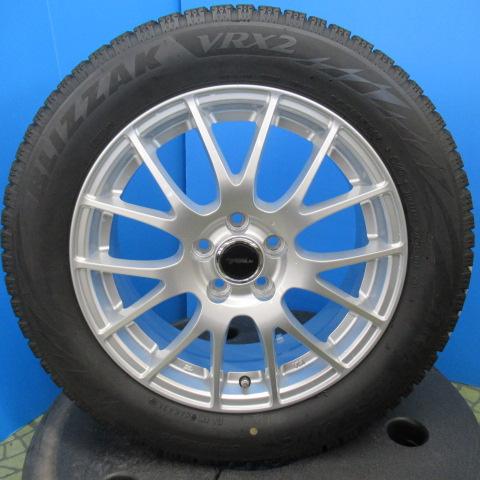 【20日限定!抽選で最大100％Pバック!】中古 ブリヂストン ブリザック VRX2 205/55R16 91Q 2019年製 中古 ブリヂストン TOPRUN 16インチ アルミホイール 4本セット！