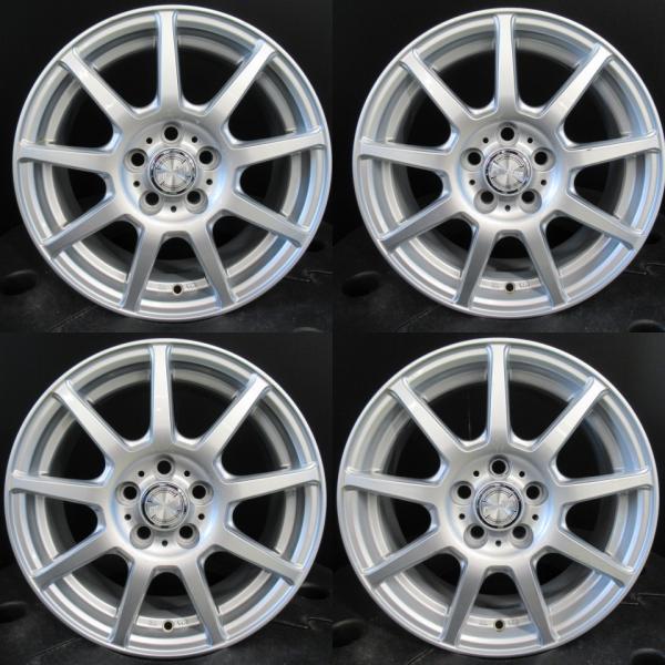 4本セット ウェッズ WEDS RAVRION シルバー 【1560+43 5H110】中古 美品ホイール 単品 ！