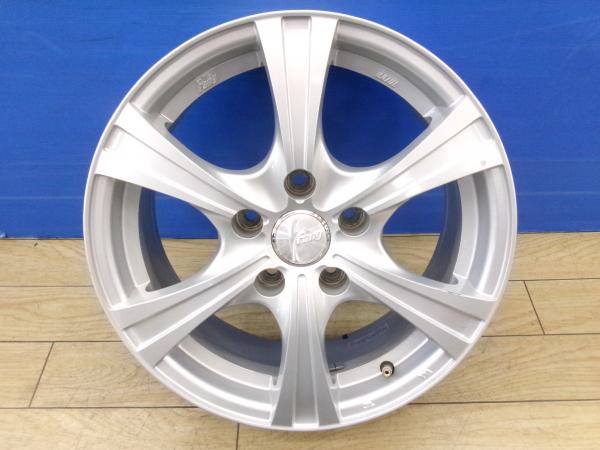 ジューク 中古 アルミ 4本 Weds Fang RAZUL 16インチ 6.5J ET40 5H-114.3 プリウスα SAI アルファード エスティマ カムリ デリカD5 社外 ティアナ リーフ ジェイド 前橋