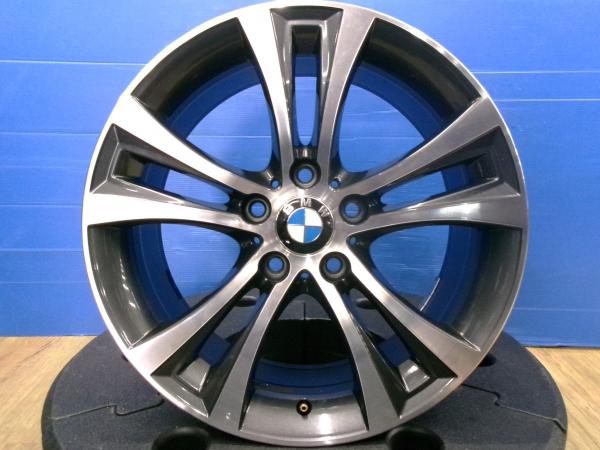 BMW 1/2シリーズ用 ダブルスポーク スタイリング384 前後異形 フロント【1875+45】リヤ【1880+52】5H120 F20 F22 18インチ