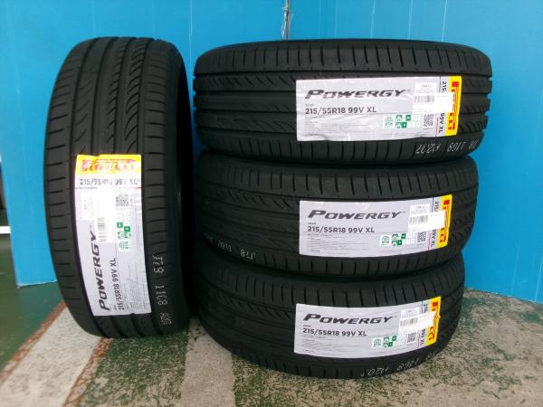 ◆2024年製新品夏タイヤ4本セット◆ピレリパワジー 215/55R18インチ◆マツダCX-30 MX-30 MPV ジープコンパス ルノーアルカナなど 江田