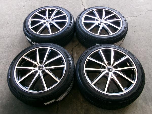 ◆2025年製新品夏タイヤ付◆スポルトクローネ + アロースピードAS-S01 205/50R17インチ◆セレナに C25 C26 C27 4本セット 江田