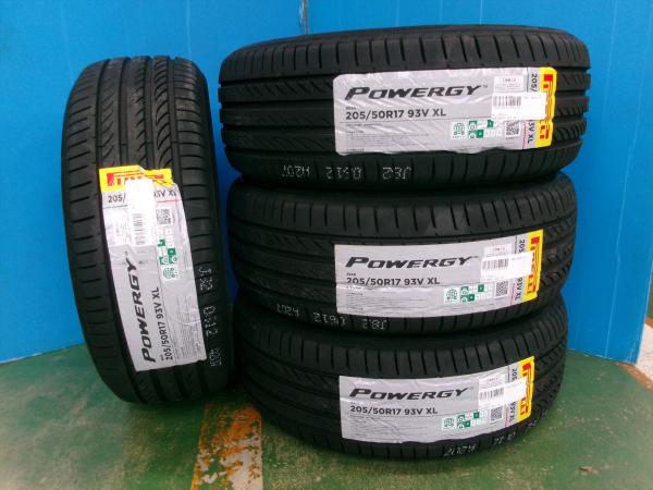 ◆2025年製新品夏タイヤ4本セット◆ピレリパワジー 205/50R17インチ◆オーラセレナプレマシーインプレッサボルボV40など PIRELLI 江田