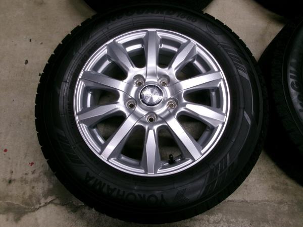 ◆2022年製国産中古スタッドレス付◆ジョーカー + ヨコハマアイスガードiG60 195/65R15インチ◆ノアヴォクシーエスクァイアなど 江田