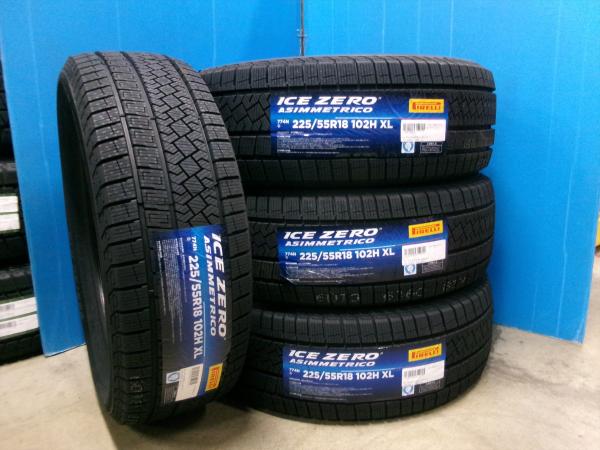 ◆2025年製新品スタッドレス4本セット◆ピレリアイスゼロアシンメトリコ 225/55R18インチ◆ZR-VデリカD:5フォレスターXVレクサスLBX等 江田
