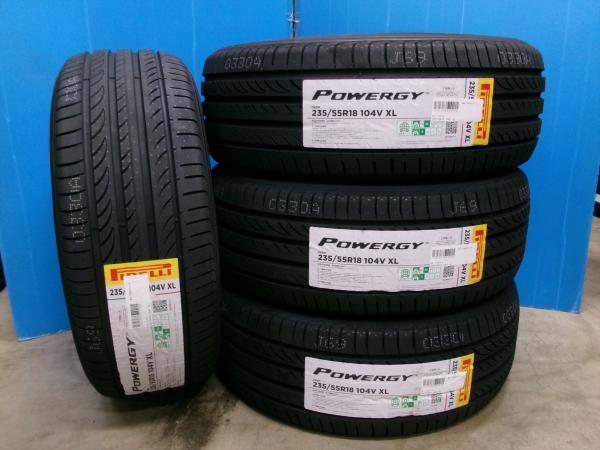 ◆2025年製新品夏タイヤ4本セット◆ピレリパワジー 235/55R18インチ◆ハリアーVWティグアンベンツGLAボルボXC40アウディQ3等 PIRELLI 江田