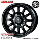 【送料無料】 4枚セット価格 BEST X-FIELD α 7.5J 17インチ +25 PCD 139.7 6H ブラック 新品 ホイール単品 ランクル 150W 1775 139 25 6穴 お買い得