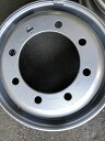【数量限定特価!/新車外しホイール/中古】 MAXION8 19.5x6.75 8穴 ISO P.C.D 275mm オフセット 147mm【トラック用スチール...