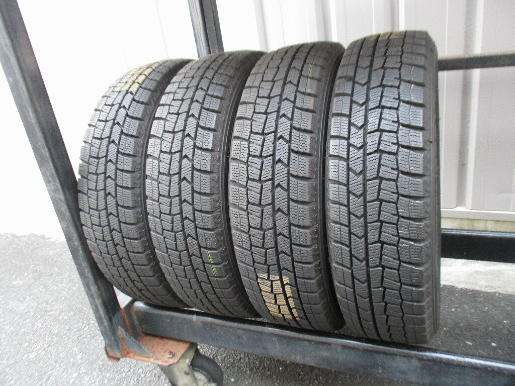 ★☆155/65R14 75Q ダンロップ WINTER MAXX WM02 スタッドレス 2022年製 4本 送料込 T66441105☆★インボイ..