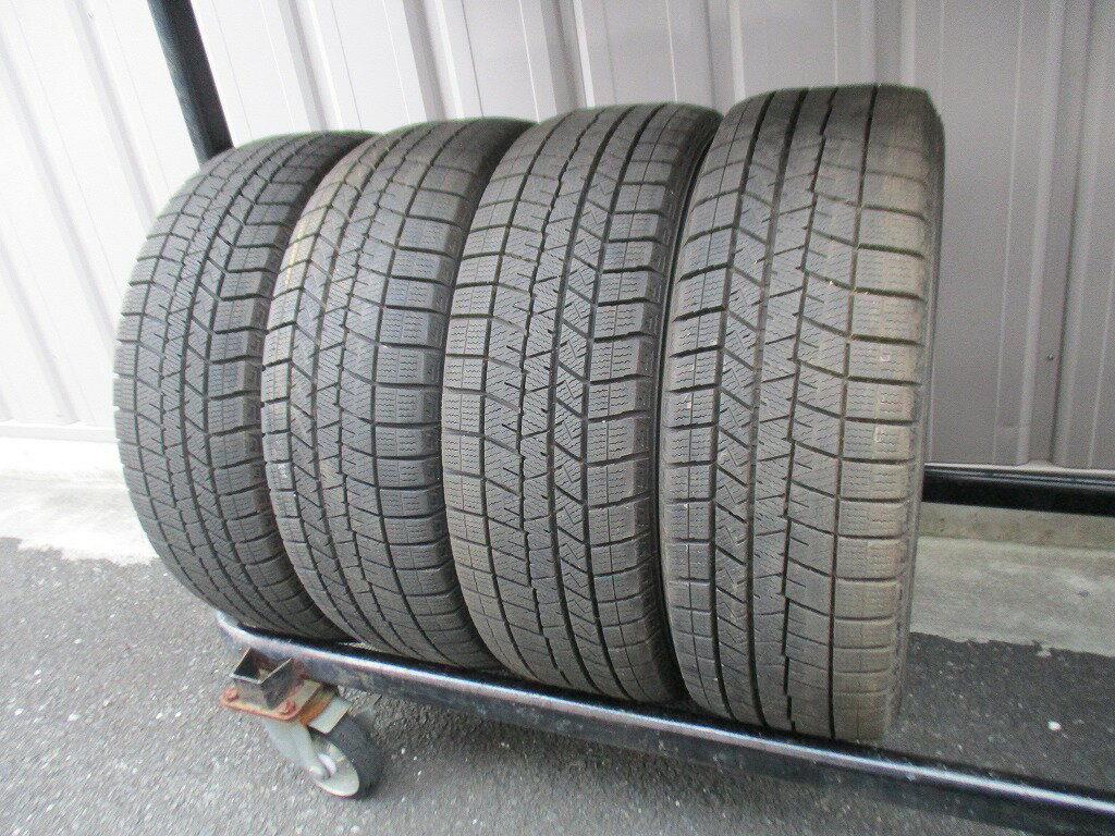 ★☆185/60R15 84Q ダンロップ WINTER MAXX WM03 スタッドレス 2020年製 4本 送料込 T66491105☆★インボイ..