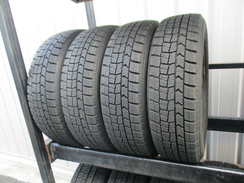 ★☆165/65R14 79Q ダンロップ WINTER MAXX WM02 スタッドレス 2021年製 4本 送料込 T67281119☆★インボイス領収書発行可能