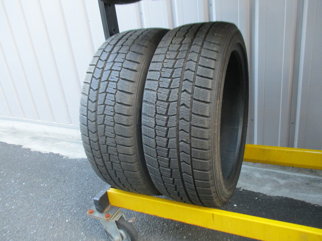 ★☆225/45R18 91Q ダンロップ WINTER MAXX WM02 スタッドレス 2023年製 2本 送料込 T67361119☆★インボイス領収書発行可能