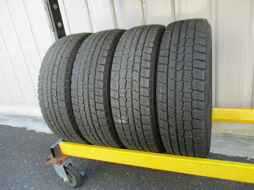 ★☆175/60R16 82Q ダンロップ WINTER MAXX WM02 スタッドレス 4本 送料込 T68001128☆★インボイス領収書発行可能