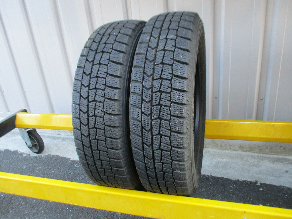 ★☆155/65R14 75Q ダンロップ WINTER MAXX WM02 スタッドレス 2021年製 2本 送料込 T68911209☆★インボイス領収書発行可能