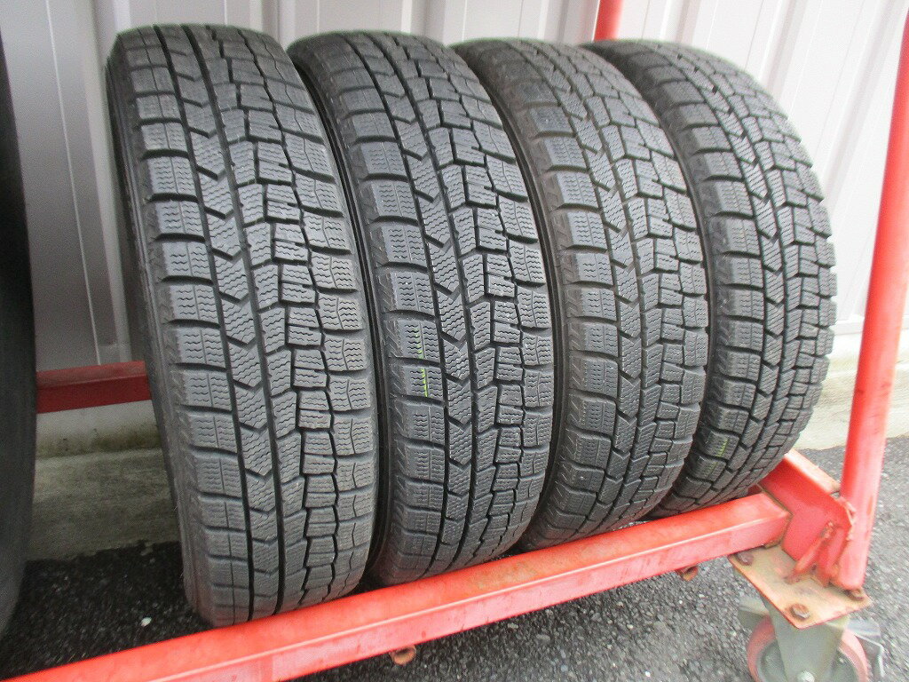 ★☆155/65R14 75Q ダンロップ WINTER MAXX WM02 スタッドレス 2021年製 4本 送料込 T69331216☆★インボイス領収書発行可能