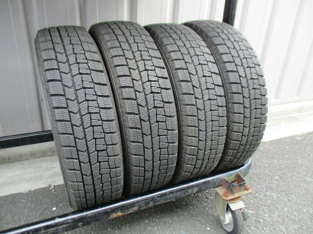 ★☆155/65R14 75Q ダンロップ WINTER MAXX WM02 スタッドレス 2020年製 4本 送料込 T69581219☆★インボイス領収書発行可能