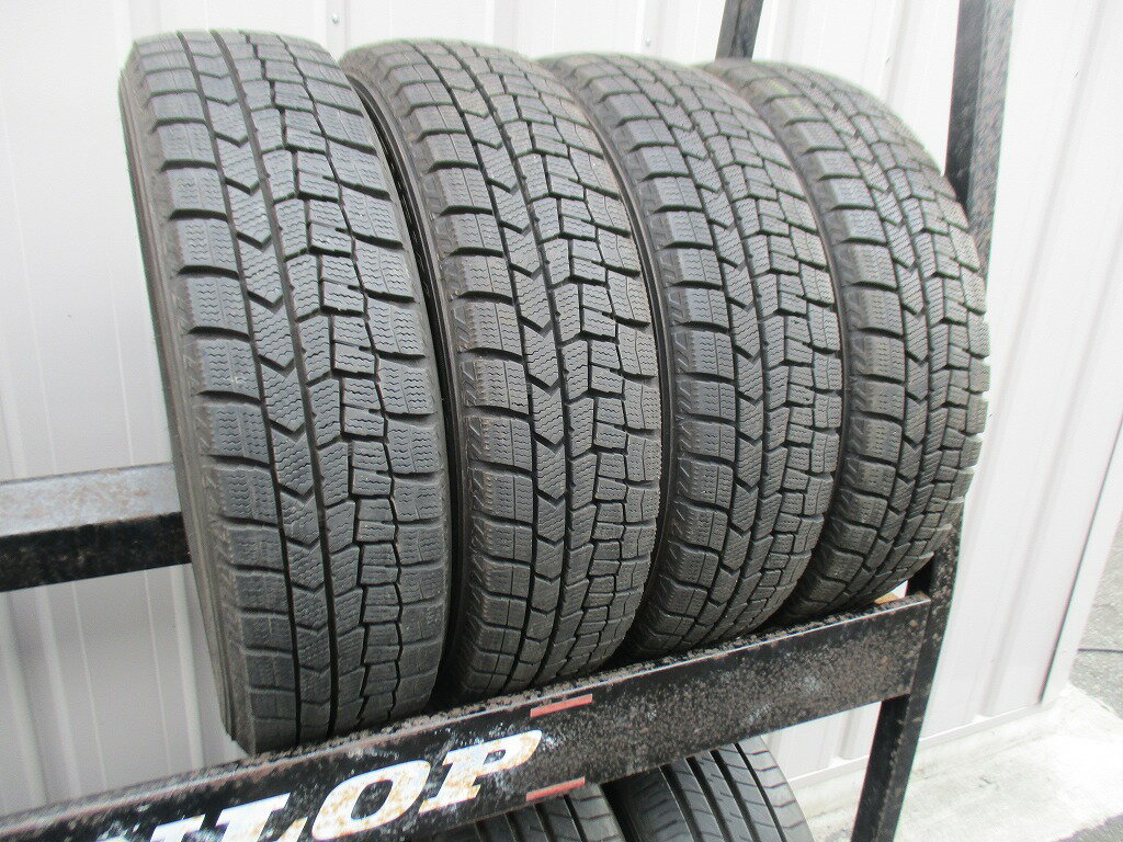 ★☆155/65R14 75Q ダンロップ WINTER MAXX WM02 スタッドレス 2023年製 4本 送料込 T70001224☆★インボイス領収書発行可能