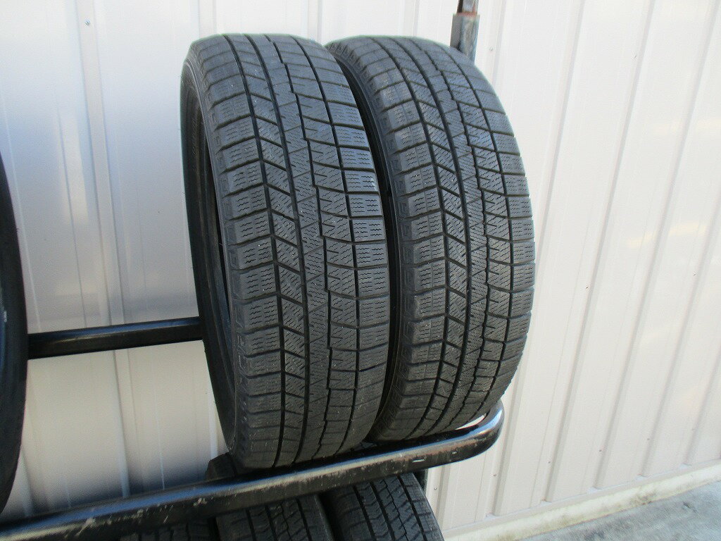 ★☆185/60R16 86Q ダンロップ WINTER MAXX WM03 スタッドレス 2023年製 2本 送料込 T70170107★インボイス領収書発行可能