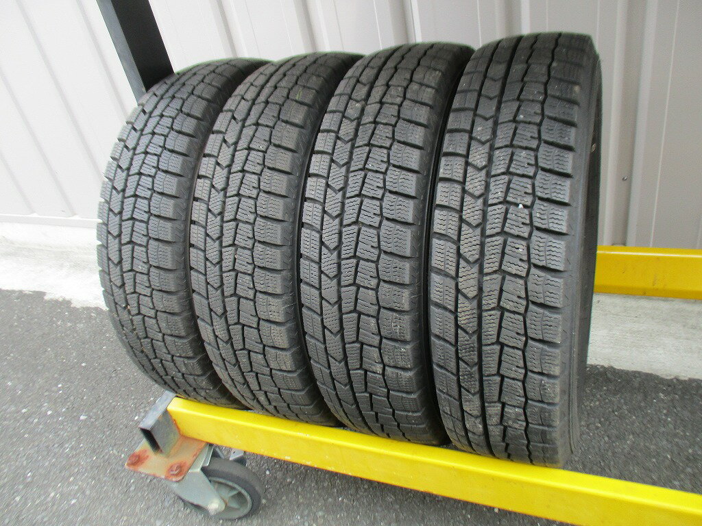 ★☆155/70R13 75Q ダンロップ WINTER MAXX WM02 スタッドレス 4本 送料込 T70630109☆★インボイス領収書発行可能