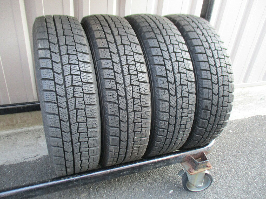 ★☆155/65R14 75Q ダンロップ WINTER MAXX WM02 スタッドレス 2022年製 4本 送料込 T70800114☆★インボイス領収書発行可能