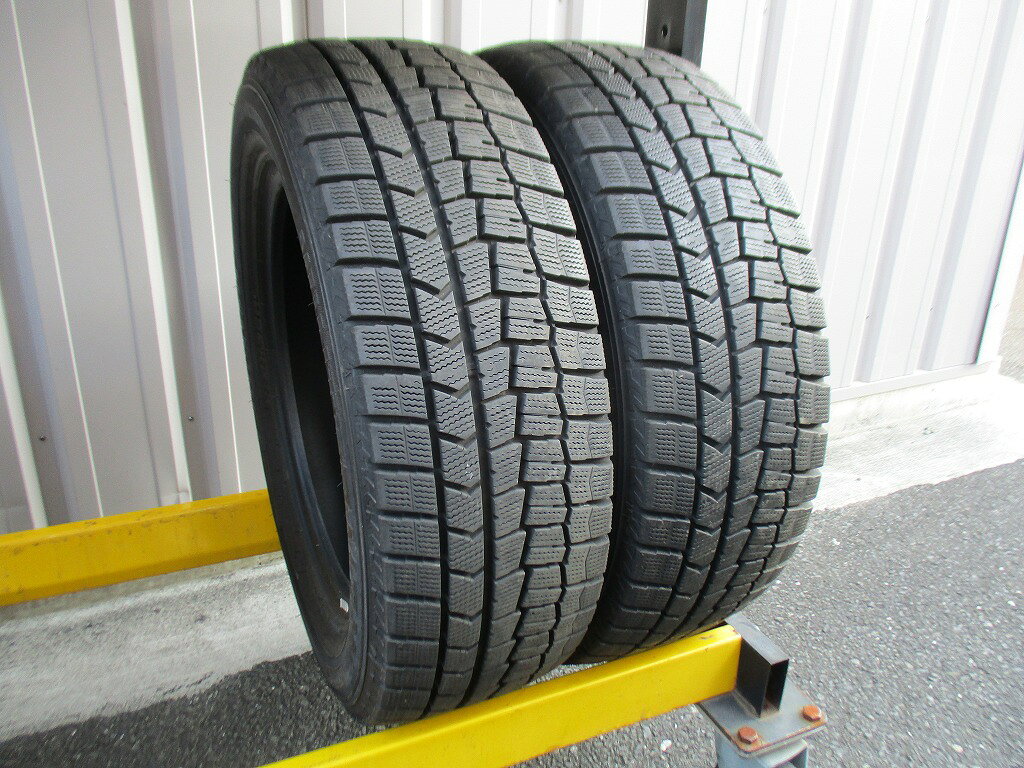 ★☆205/60R16 92Q ダンロップ WINTER MAXX WM02 スタッドレス 2023年製 2本 送料込 T70870114☆★インボイス領収書発行可能
