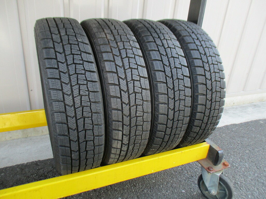 ★☆155/65R14 75Q ダンロップ WINTER MAXX WM02 スタッドレス 2020年製 4本 送料込 T72810204☆★インボイス領収書発行可能