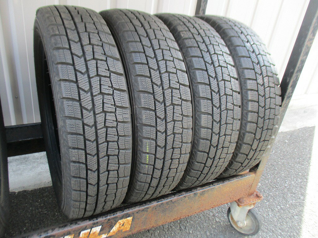 ★☆155/65R14 75Q ダンロップ WINTER MAXX WM02 スタッドレス 2022年製 4本 送料込 T72860206☆★インボイス領収書発行可能