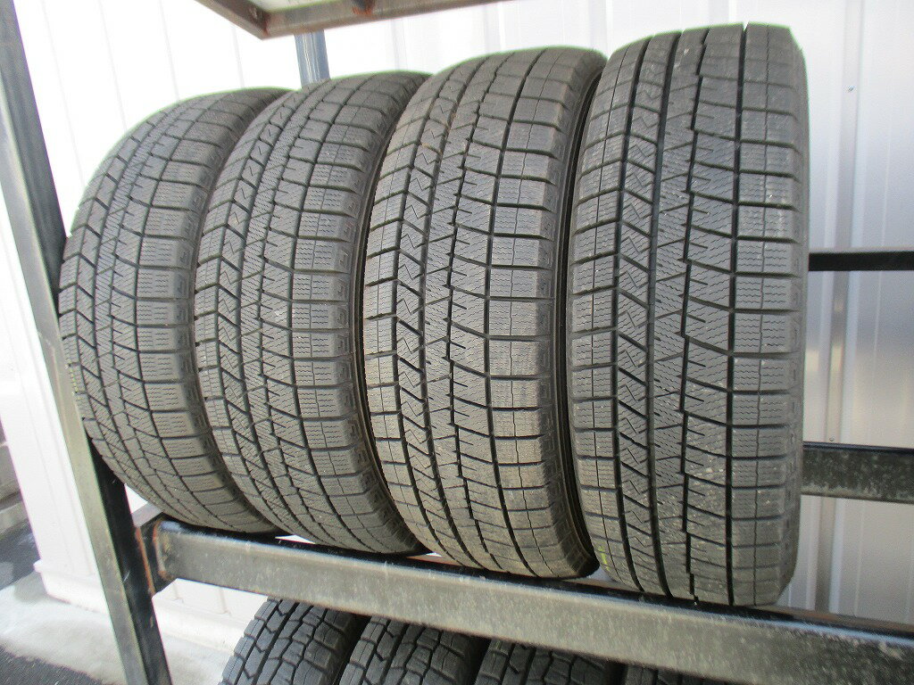 ★☆185/60R15 84Q ダンロップ WINTER MAXX WM03 スタッドレス 2020年製 4本 送料込 T72890206☆★インボイス領収書発行可能