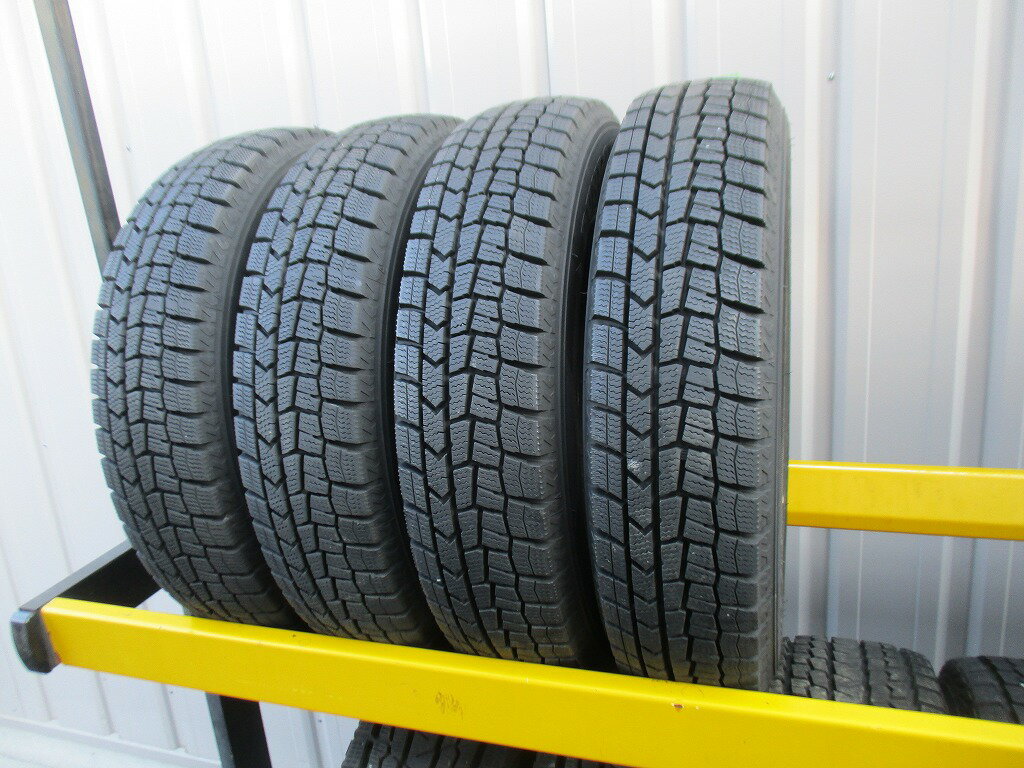 ★☆145/80R13 75Q ダンロップ WINTER MAXX WM02 スタッドレス 2023年製 4本 送料込 20709☆★インボイス領収書発行可能
